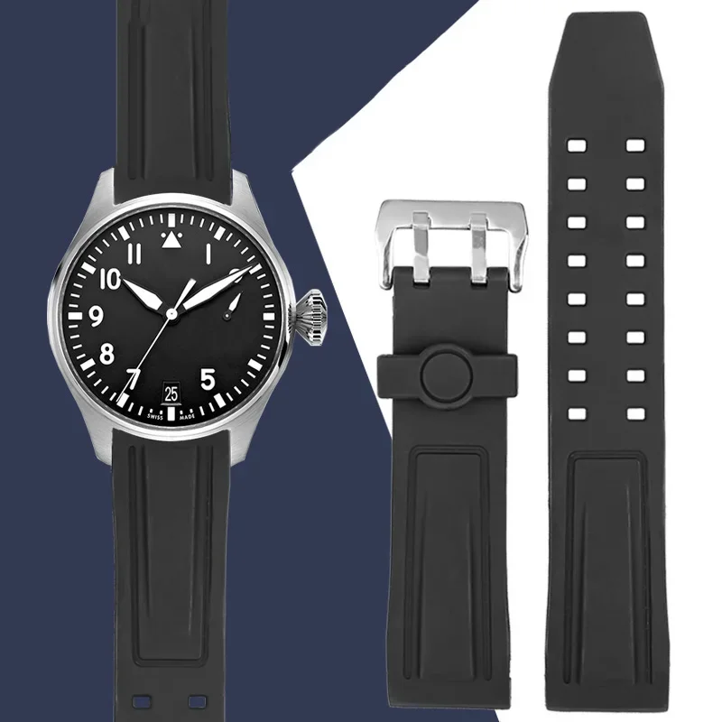 Высококачественный силиконовый мужской ремешок для часов аксессуары Bvlgari Luminox