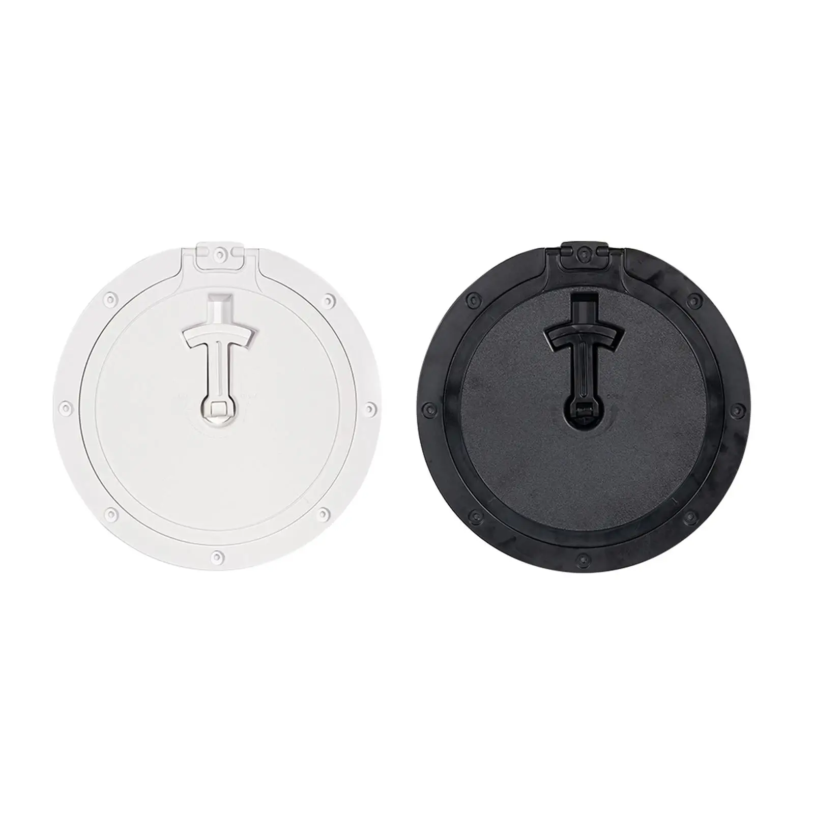 

8.4'' Access Hatch Cover Twist Deck Plate with Handle Detachable Round Non Slip Inspection Hatch for Marine Kayak RV