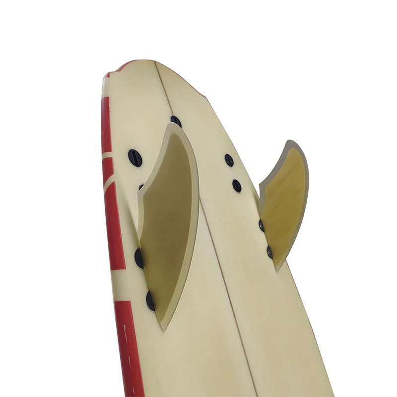 UPSURF FCS Keel двойные плавники из бамбукового волокна для серфинга рыбы с двумя