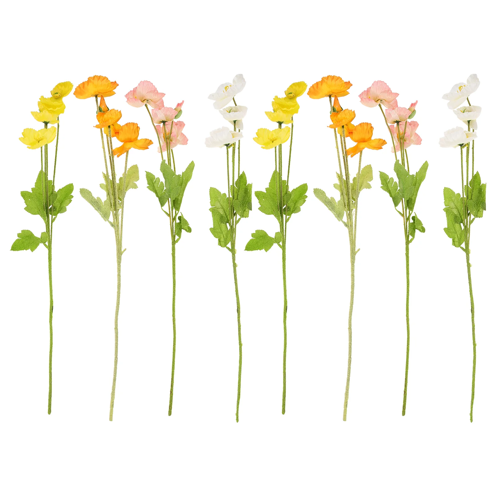 

8Pcs Simulation Flowers DIY Adornments Wedding Fake Plant Layout Decorations