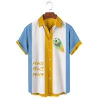 hawaiian mens t shirt mens football shirt fans summer t shirt culture shirt world football team kit 5xl 2022