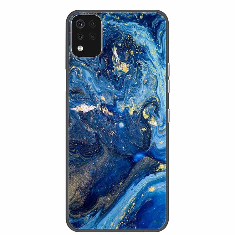 Фото Для LG K42 K52 K62 Q52 чехол мраморный бампер Силиконовый ТПУ мягкий чехол для телефона для LGK52 LGK62 LGK42 LGQ52 K 52 K 42 мультяшный чехол №5