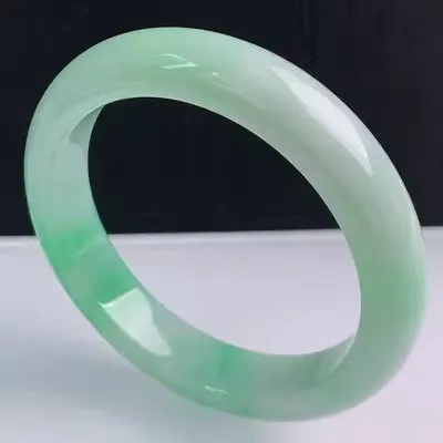 Ювелирные изделия zheru браслет из натурального бирманского нефрита 54 мм-62 мм