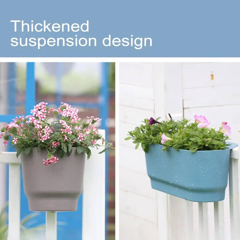 

Подвесной цветочный горшок большой емкости ударопрочный сливной отверстие дизайн контейнер для растений цветочный горшок Садовые принадлежности