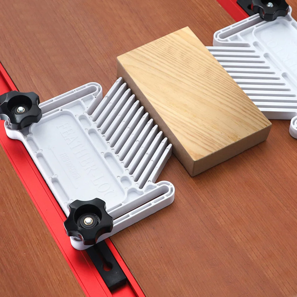

Multi-purpose Feather Loc Board Set Woodworking Engraving Machine Double Featherboards Miter Gauge Slot Woodwork DIY Tools