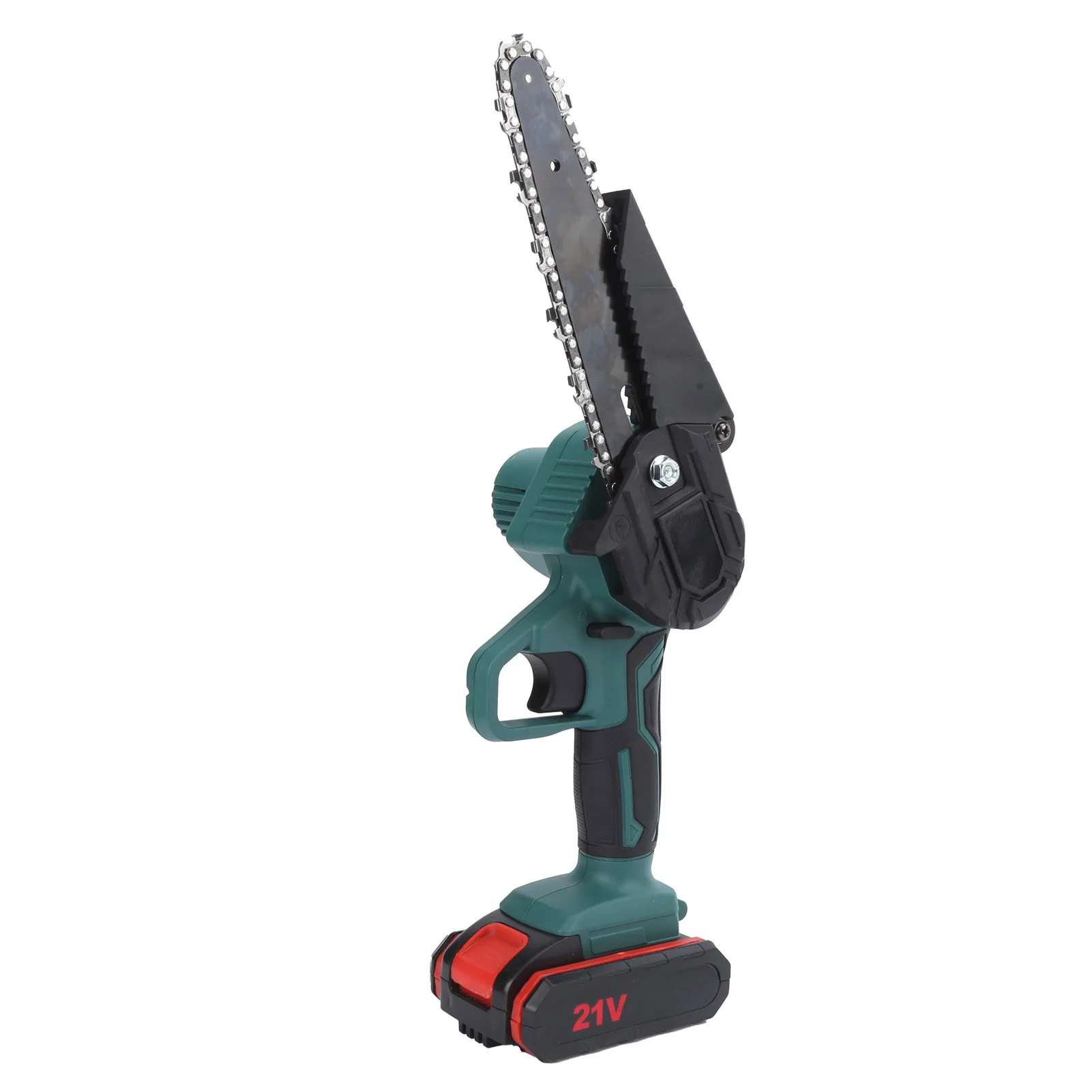 Мини-электрическая бензопила 550 Вт 21 В для отделки сада 1 литиевая батарея зарядка