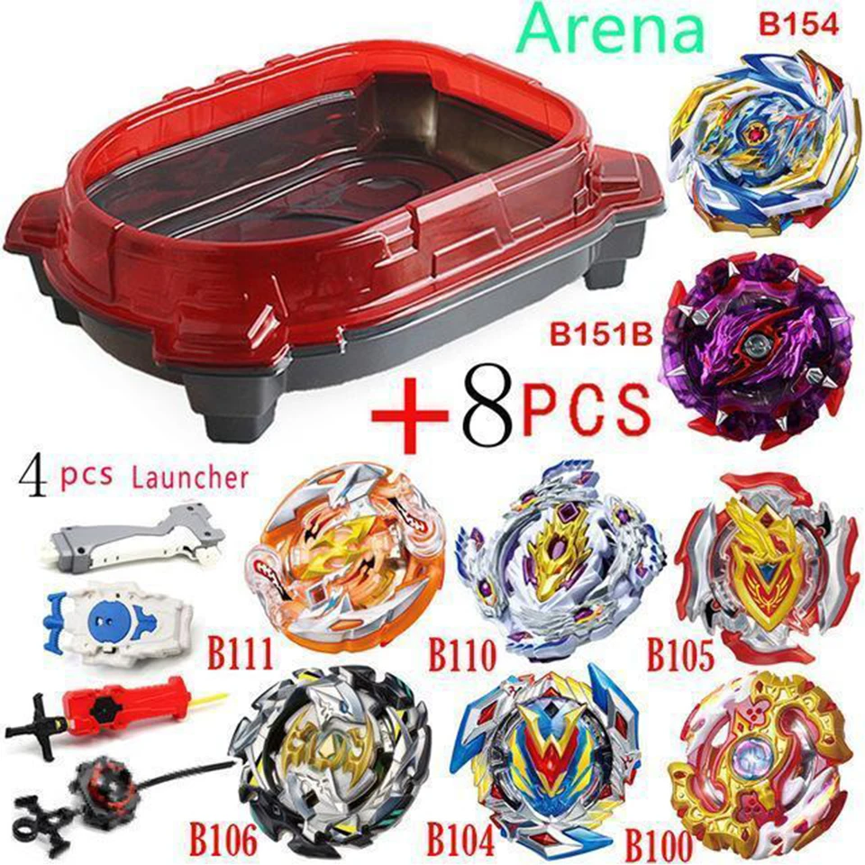 Набор Beyblade Burst с лаунчером игрушка со стартером и чемоданом для арены