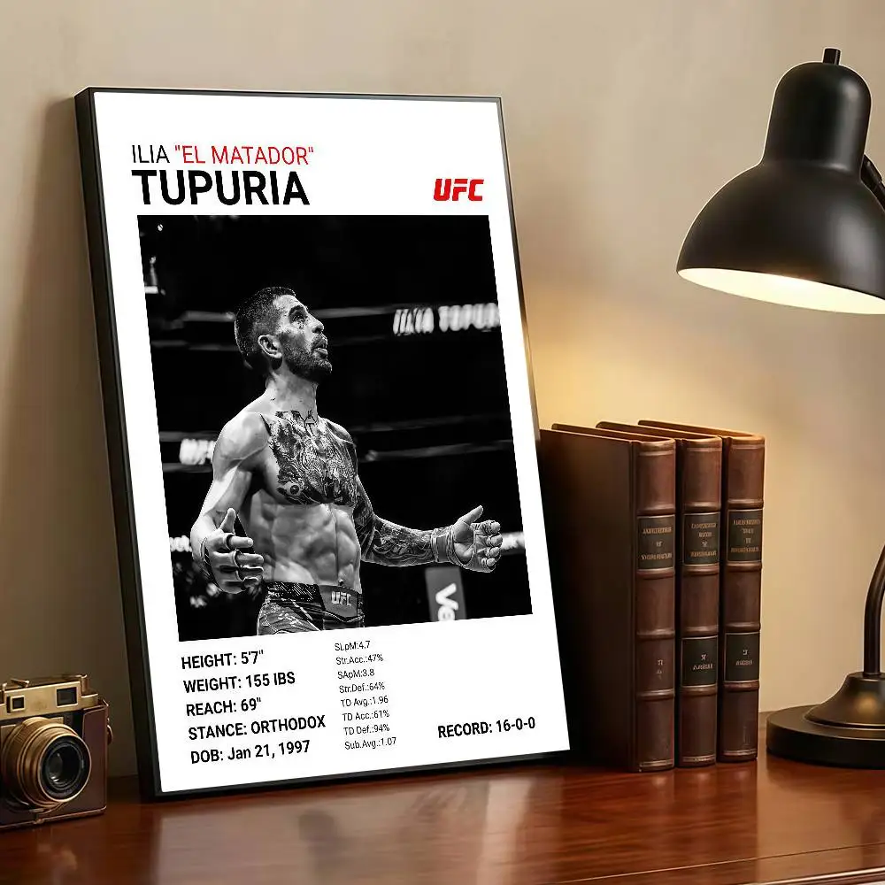 Фото Самоклеящиеся плакаты-наклейки Fighter Legend Boxer Champion подходят для безрамного декора стен в комнате. №3