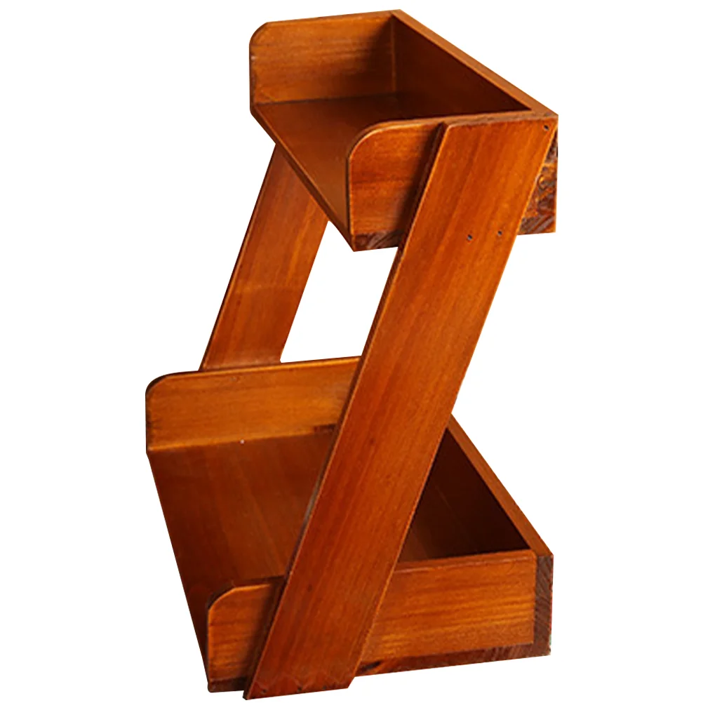 

Safe Reusable Firm Layered Storage Rack Desk Shelf Desk Shelf for Friends Storage Display Home