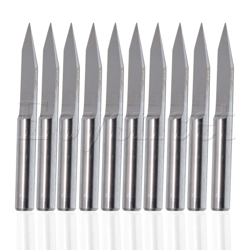 

10Pcs 30 Degree 0.2mm Carbide Engraving Bits CNC Router Tool for PCB board