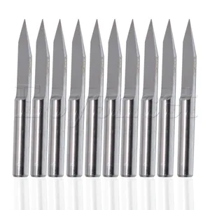 10 шт. 30 градусов 0,2 мм карбидные наконечники для гравировки фрезерный станок с ЧПУ для печатной платы