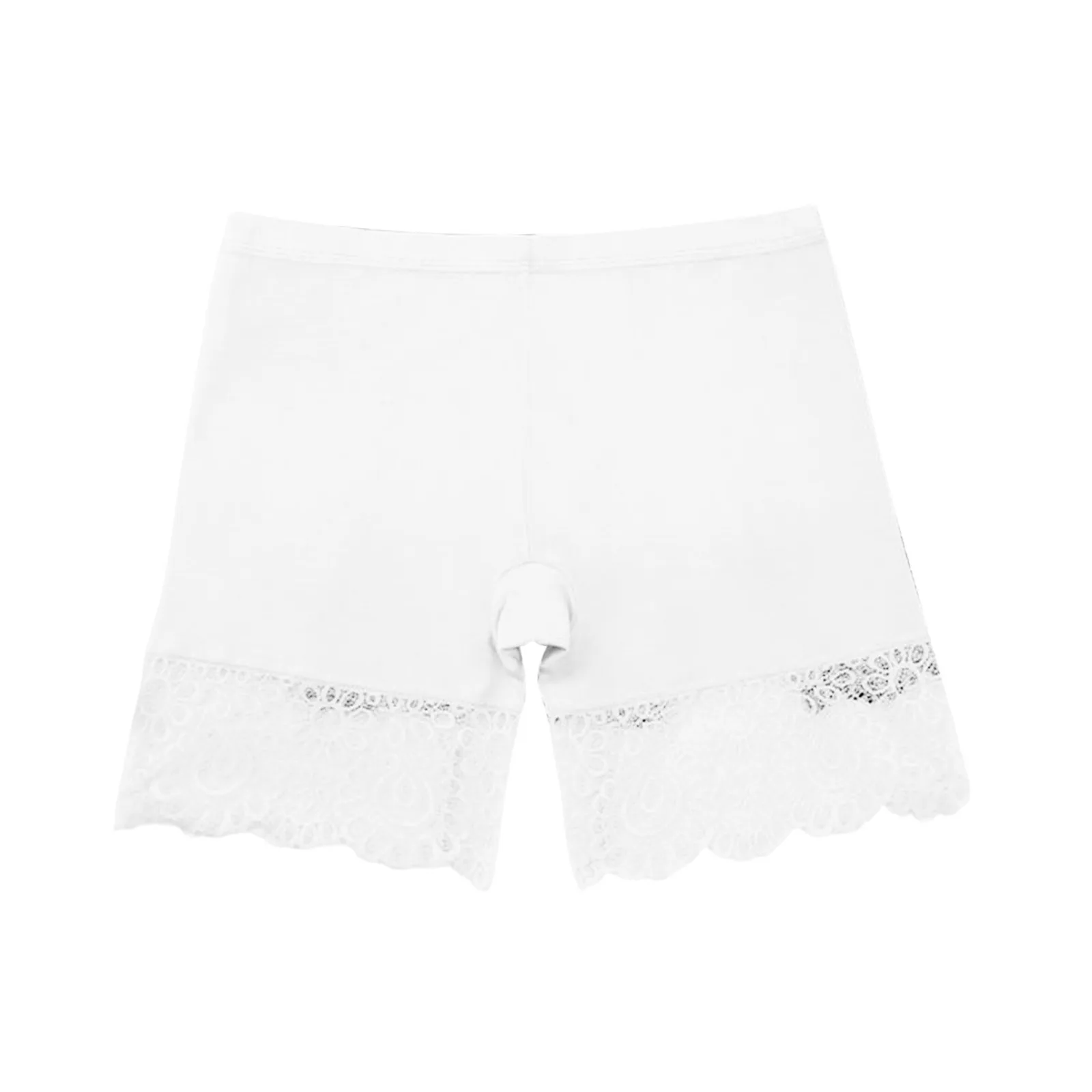 Кружевные эластичные леггинсы бесшовные нескользящие шорты для нижней юбки