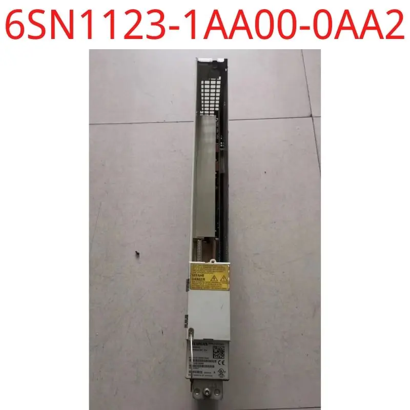 

Подержанный модуль питания Siemens 6SN1123-1AA00-0AA2 SIMODRIVE 611, 1 ось, 15 А, тест ОК