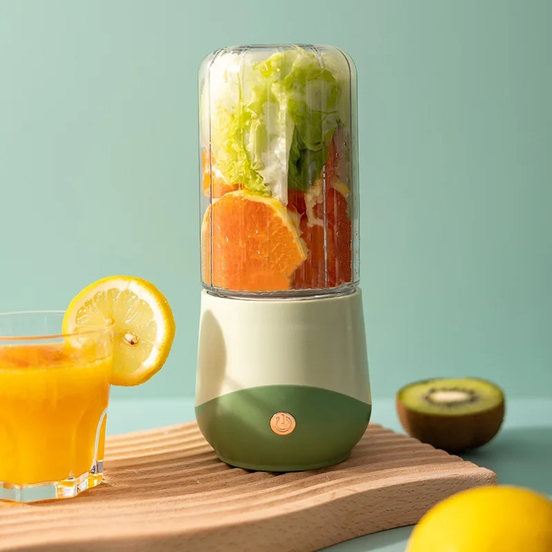 Rechargeable Mixers Fresh Fruit Juicers Green/Purple Usb Por