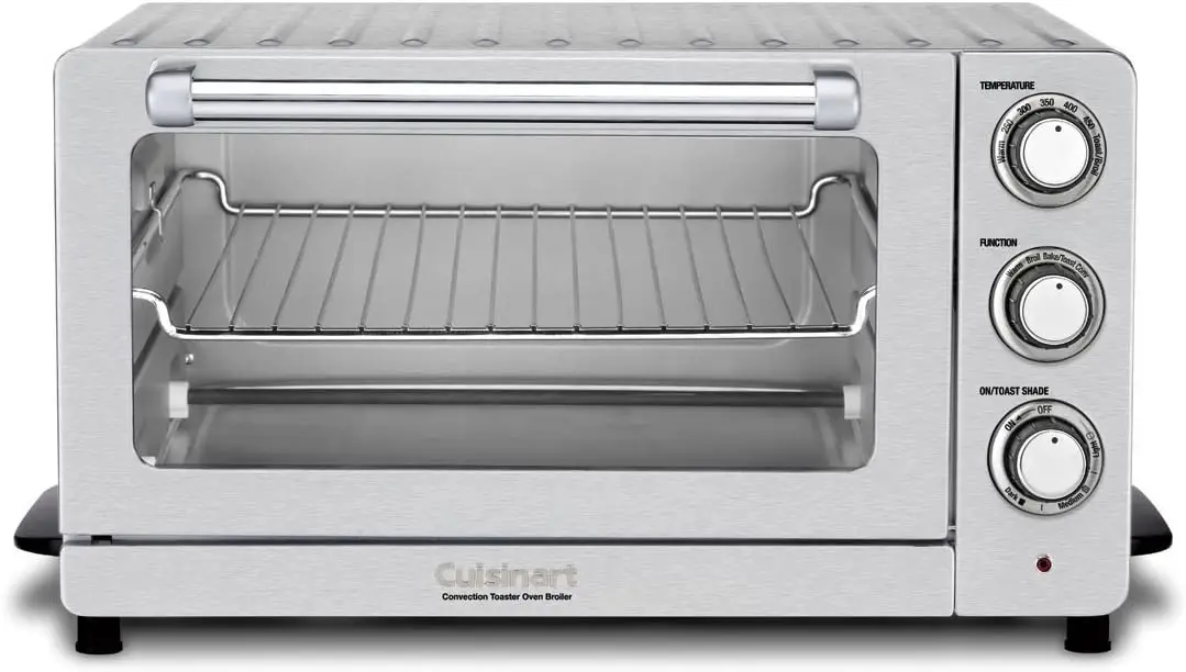 

Toaster Oven Broiler with Convection , Silver(Renewed)
