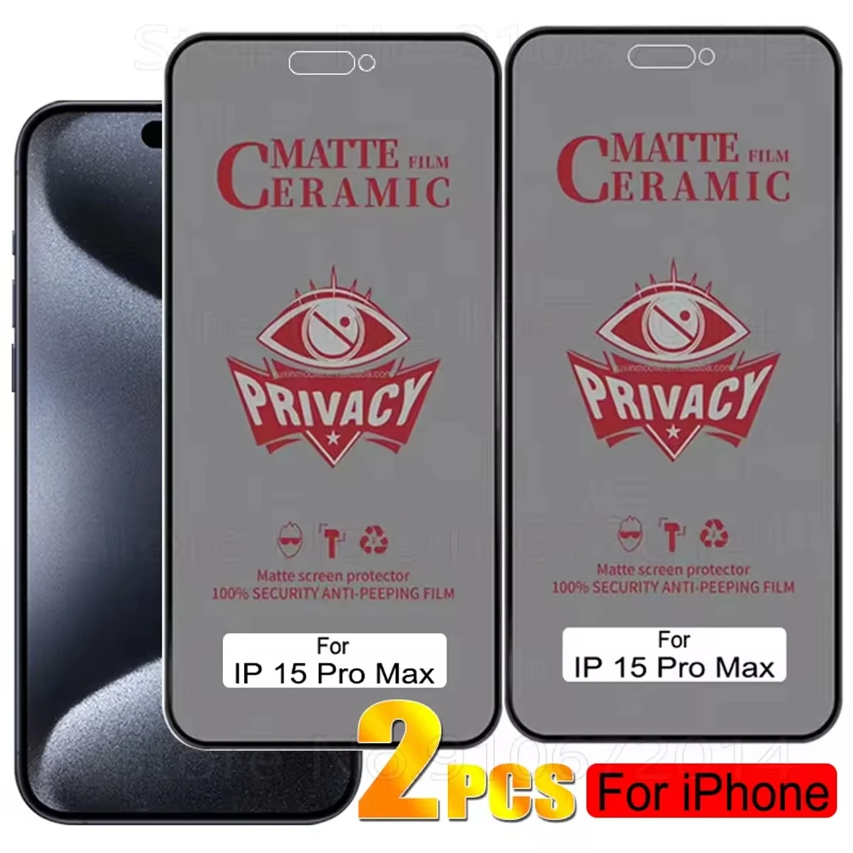 1-2 шт. матовая керамика для iPhone 16 Pro Max iPhone 15 14 13 12 11 Pro Max Pro Plus 6 7 8 Plus SE 2020 защитные пленки для экрана