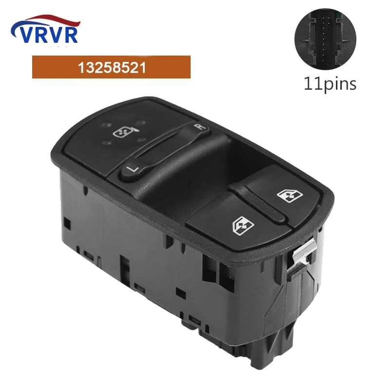 

13258521 RHD 11-контактный правый главный переключатель окна для 2006-2014 Vauxhall Corsa D/E 13258521Aa 315625731