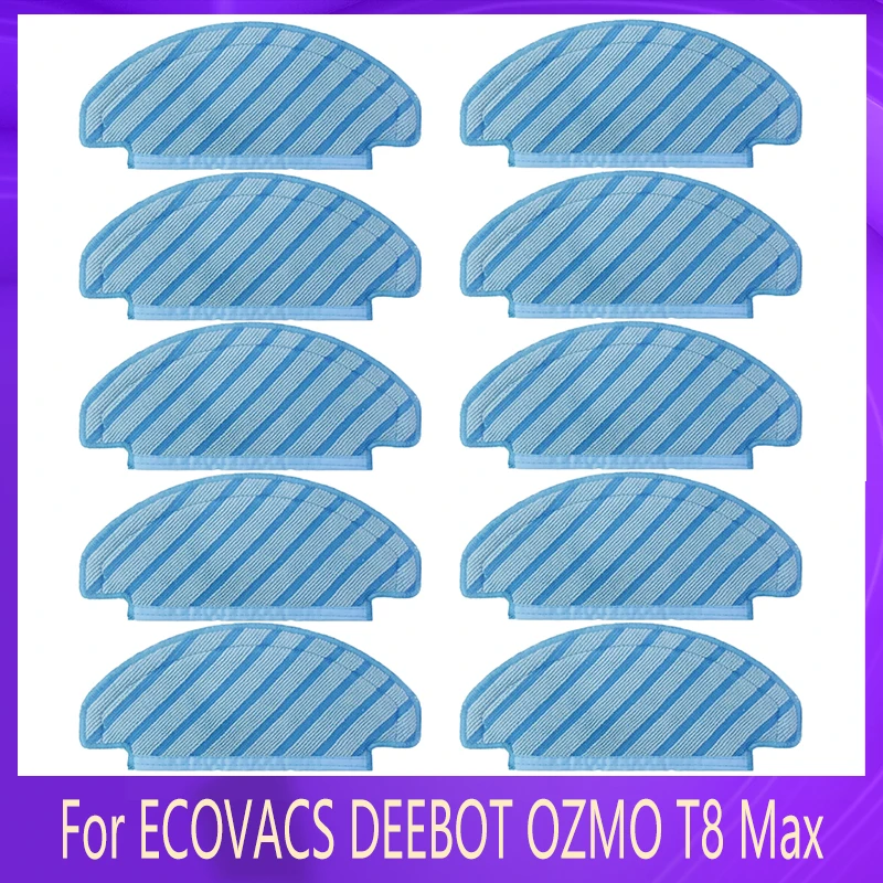 

Washable Mop Cloths For ECOVACS DEEBOT OZMO T8 Max T8 AIVI T9 MAX T9 AIVI Robot Vacuum Cleaner Mop Pads Mop Rags Spare Parts