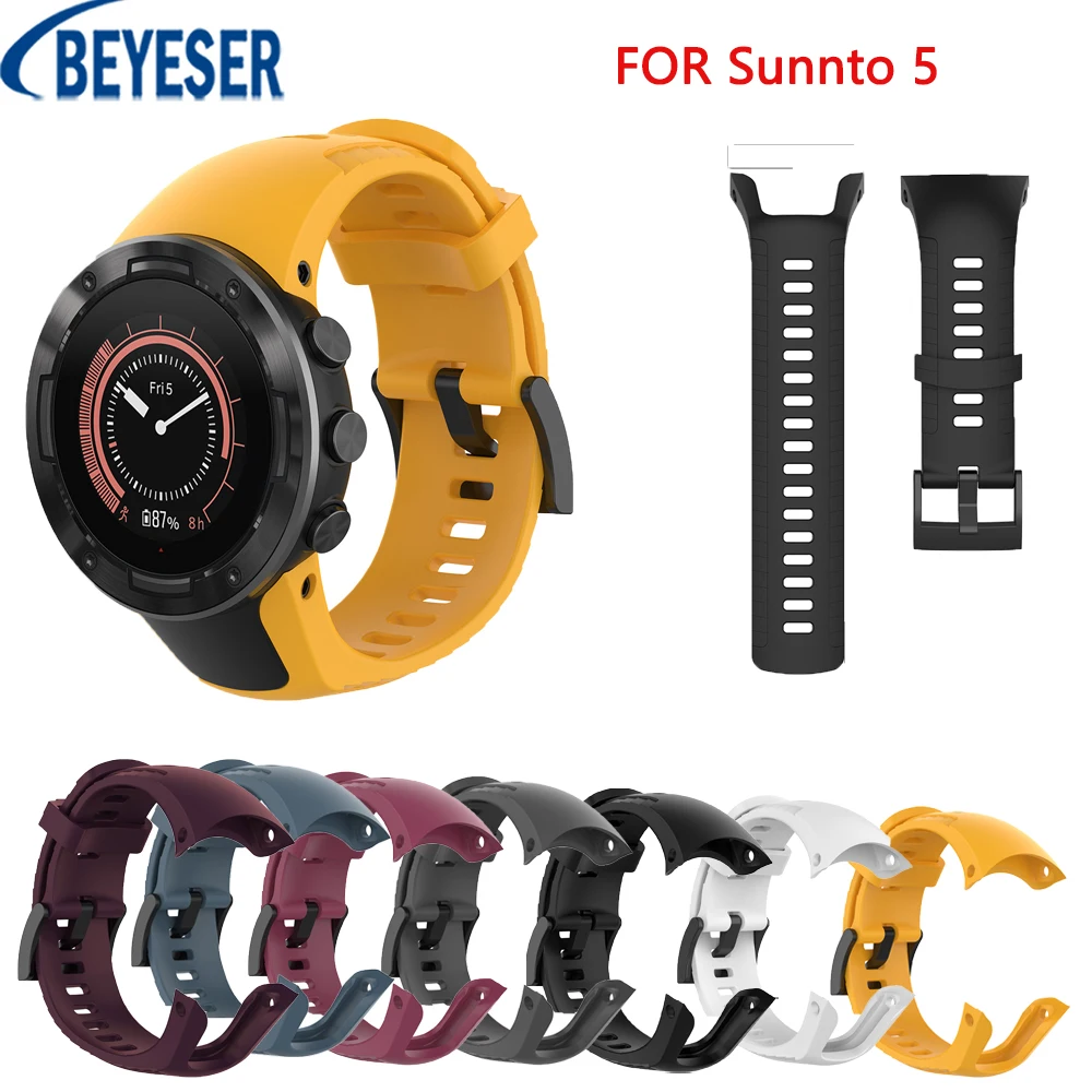 Мягкий силиконовый ремешок для часов SUUNTO 5 сменный браслета новые аксессуары