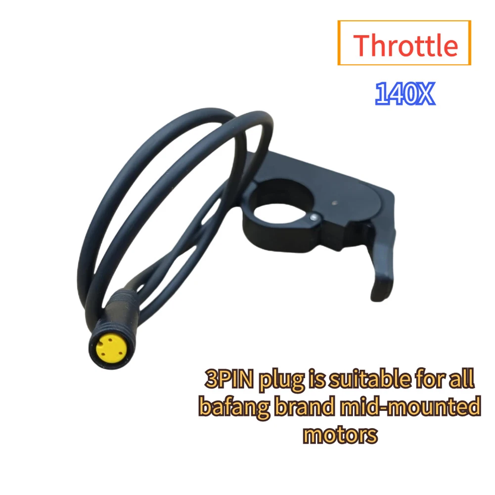 

Electric Bike Thumb Throttle 1Pcs 3pin Waterproof Connector For Bafang BBS01 02 BBSHD For M600 M400 G340 Motor