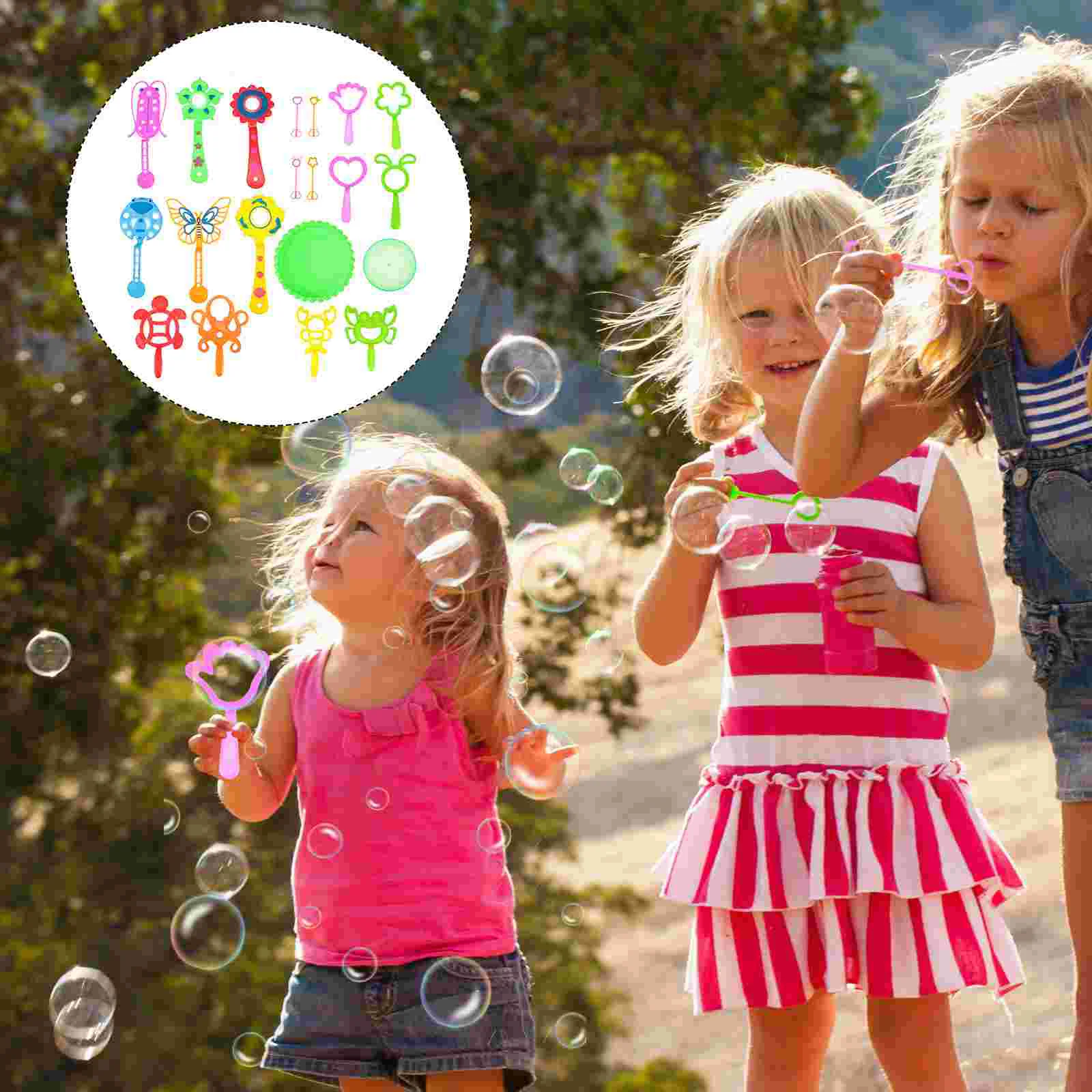 

3 Sets Creative Bubble Party Gift Colorful Bubble Set for Garden Children Outdoor