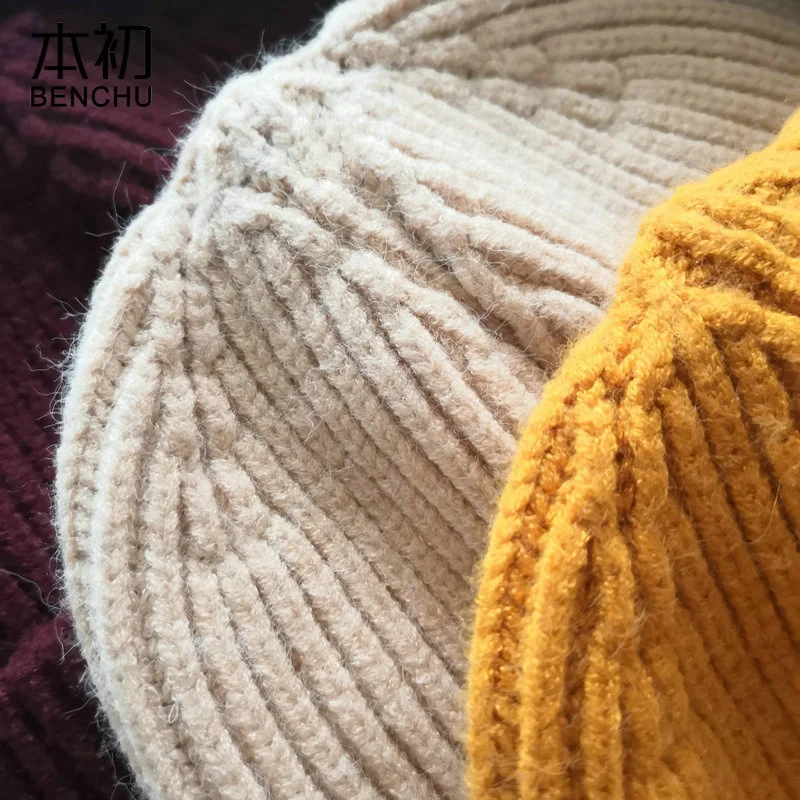 Winter Warm Beanies Casual Short Thread Hip Hop Hat Adult Men Female Wool Knitted Skull Cap Elastic Unisex 6 Winter Warm Beanies Casual Short Thread Hip Hop Hat Adult Men Female Wool Knitted Skull Cap Elastic Unisex 6