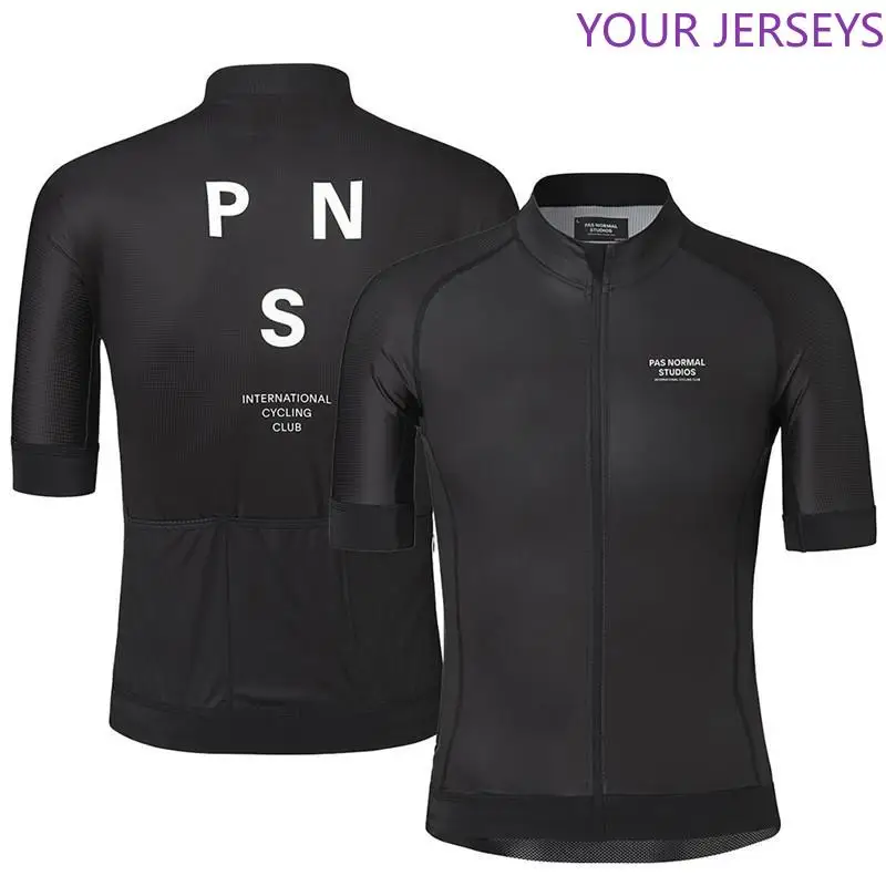 

PNS 2022 Bike Tops Clothing Wear Silicone Non-slip Cyclin Shirt Summer Short Sleeve Cycling Jersey For Men Quick Dry Bicycle MTB