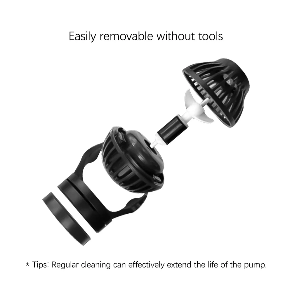 Фото Jebao Jecod SW Series Wave Pump 2/4/8/15 Wireless Sync Super Magnetic 360° °   Поток для аквариума с коралловыми рифами в пресной и морской воде №5