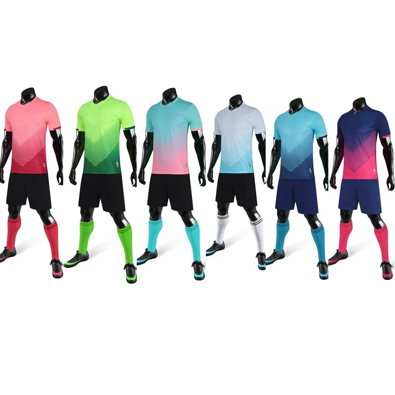 

Soccer Jerseys Professional Custom Adult Children Football Sport Quick-Drying T-Shirt For Running Volleyball Trainning Uniforms
