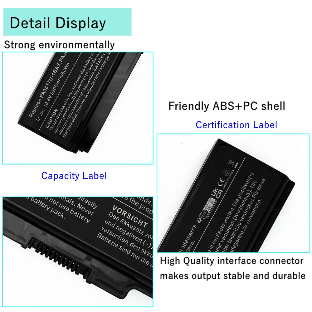 Аккумулятор для ноутбука Toshiba Satellite M640 M645 A600 A660 A660D A655 A655D PA3816U-1BRS PA3816U-1BAS PA3817U-1BRS PA3817U-1BAS (art.: 3920d2efc1ea9) - 3920d2efc1ea9
