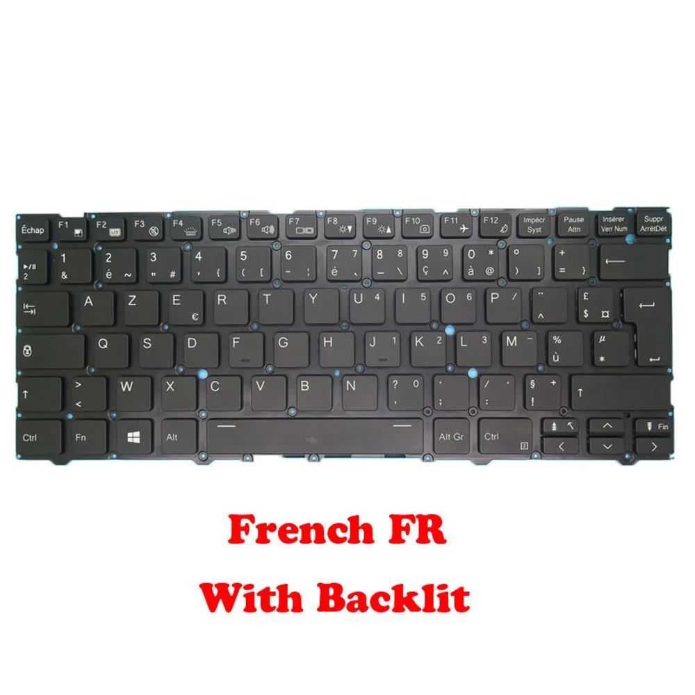 Ноутбук с подсветкой US RU GR клавиатура для Metabox Flo L140PU i5 i7 английский США