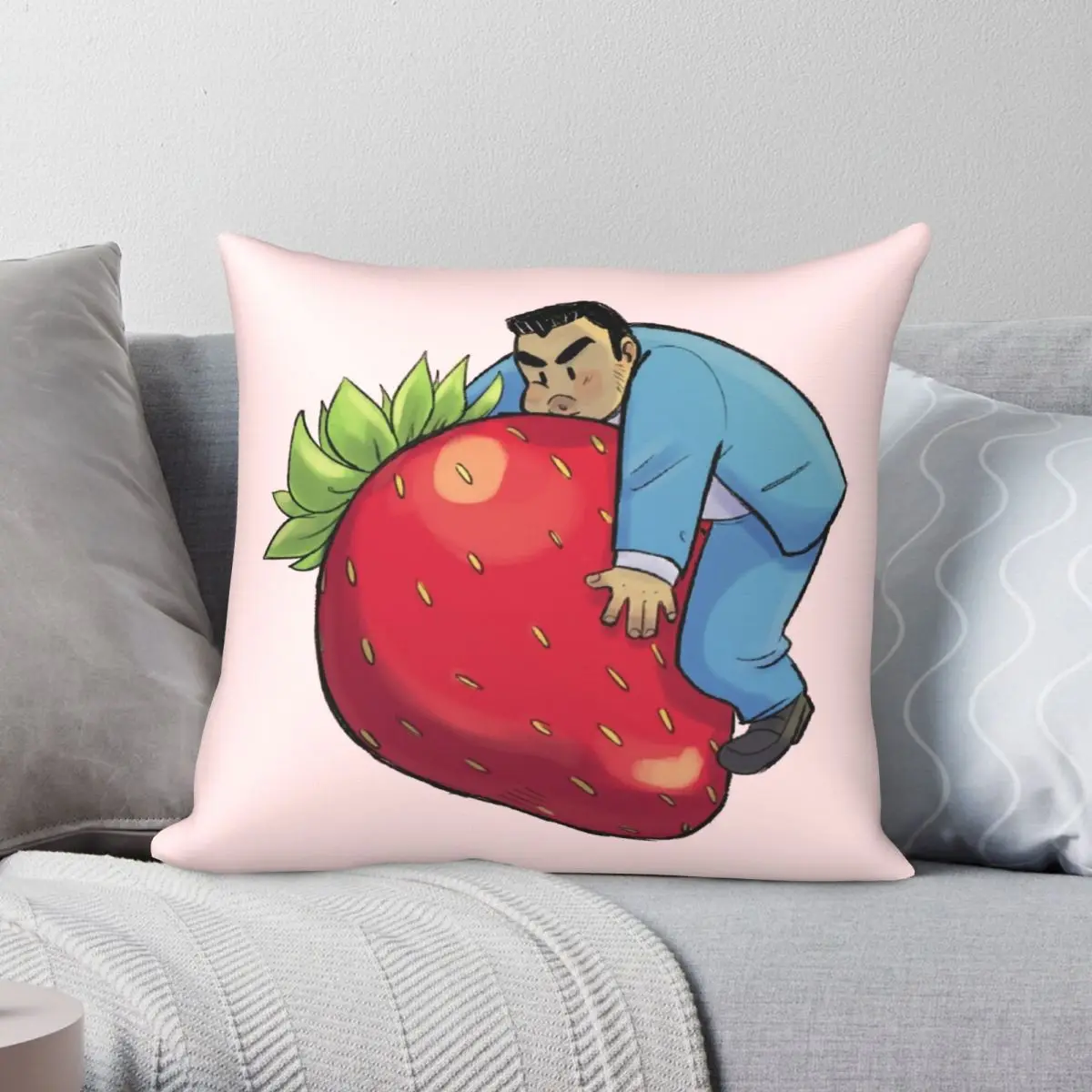 

Декоративная Подушка на молнии, из полиэстера и льна