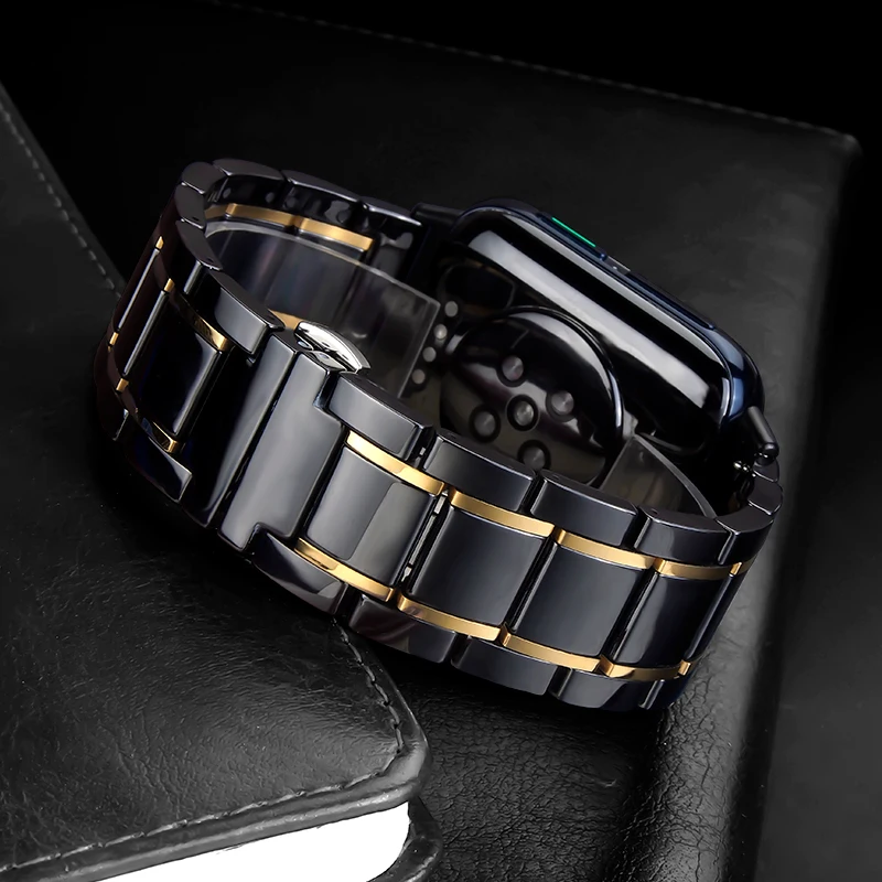 Ceramic Watch Bracelet for OPPO Watch 2 46mm 41mm Top-quality Watch Strap For OPPO watch 1 42mm 46mm band accessories wristband