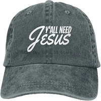 yall need jesus hat adjustable jesus lover baseball hat unisex washable cap trucker cap