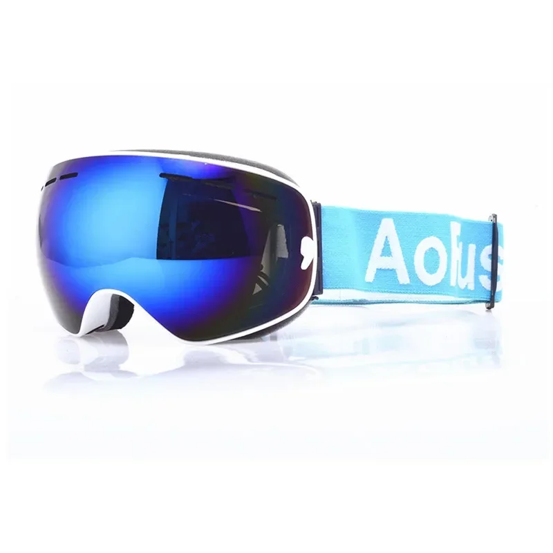 

Men Ski Layer Single Goggles Snowboard Mask Skiing Winter Women UV400 Vision Snow Snowmobile Spherical Big Eyewear