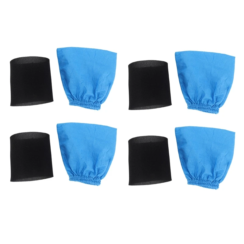

HOT!4X Textile Filter Bags Wet And Dry Foam Filter For Karcher MV1 WD1 WD2 WD3 Vacuum Cleaner Filter Bag
