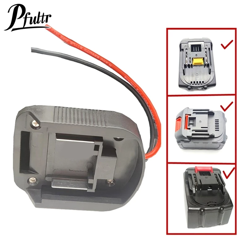 

Адаптер для литий-ионного аккумулятора Makita 18 в, соединитель для кабеля аккумулятора, выходной адаптер BL1830 BL1840 BL1850 для электродрелей