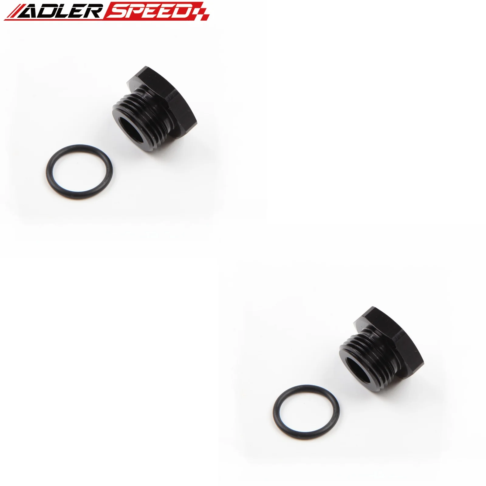 Фото 2 шт. ADLERSPEED AN3 AN4 AN6 AN8 AN10 AN12 AN16 алюминиевые заглушки с уплотнительным кольцом. №1