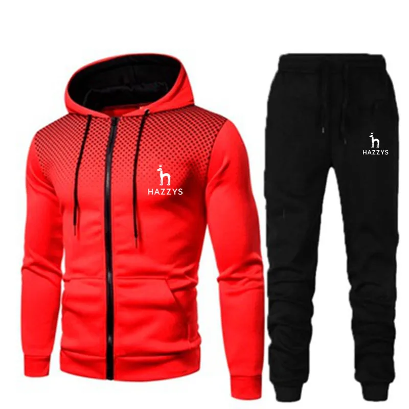 

2022 new hazzys men's and women's sports fitness clothes running sports training clothes couples breathable hoodie sweatpants