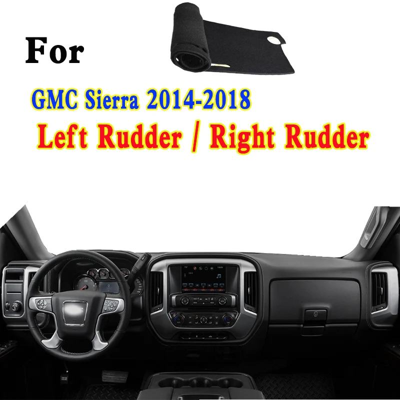 

For 2014-2018 GMC Sierra 1500 2500 HD SLT Dashmat Dashboard Cover Instrument Panel Insulation Sunscreen Protective Pad