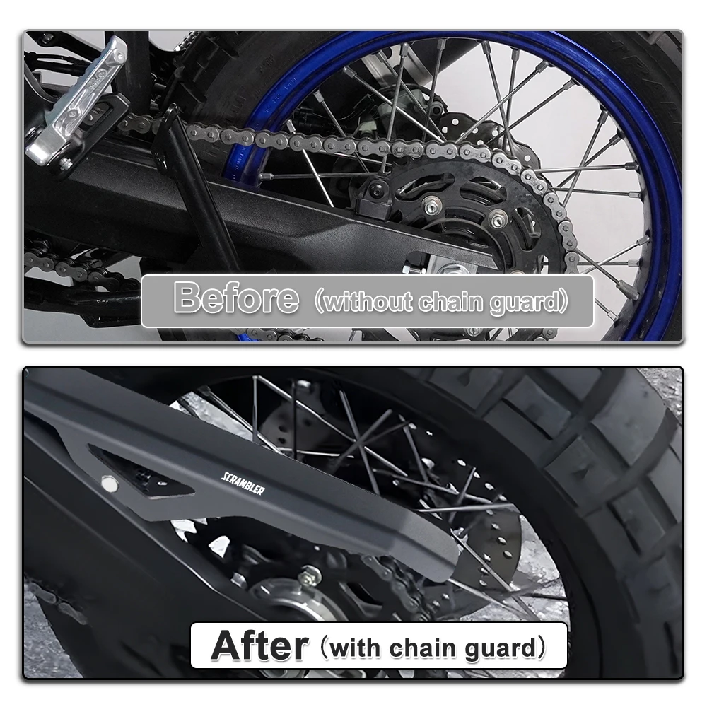 Защитная защита цепи мотоцикла для Ducati Scrambler 800 сани пустыни Fasthouse полная