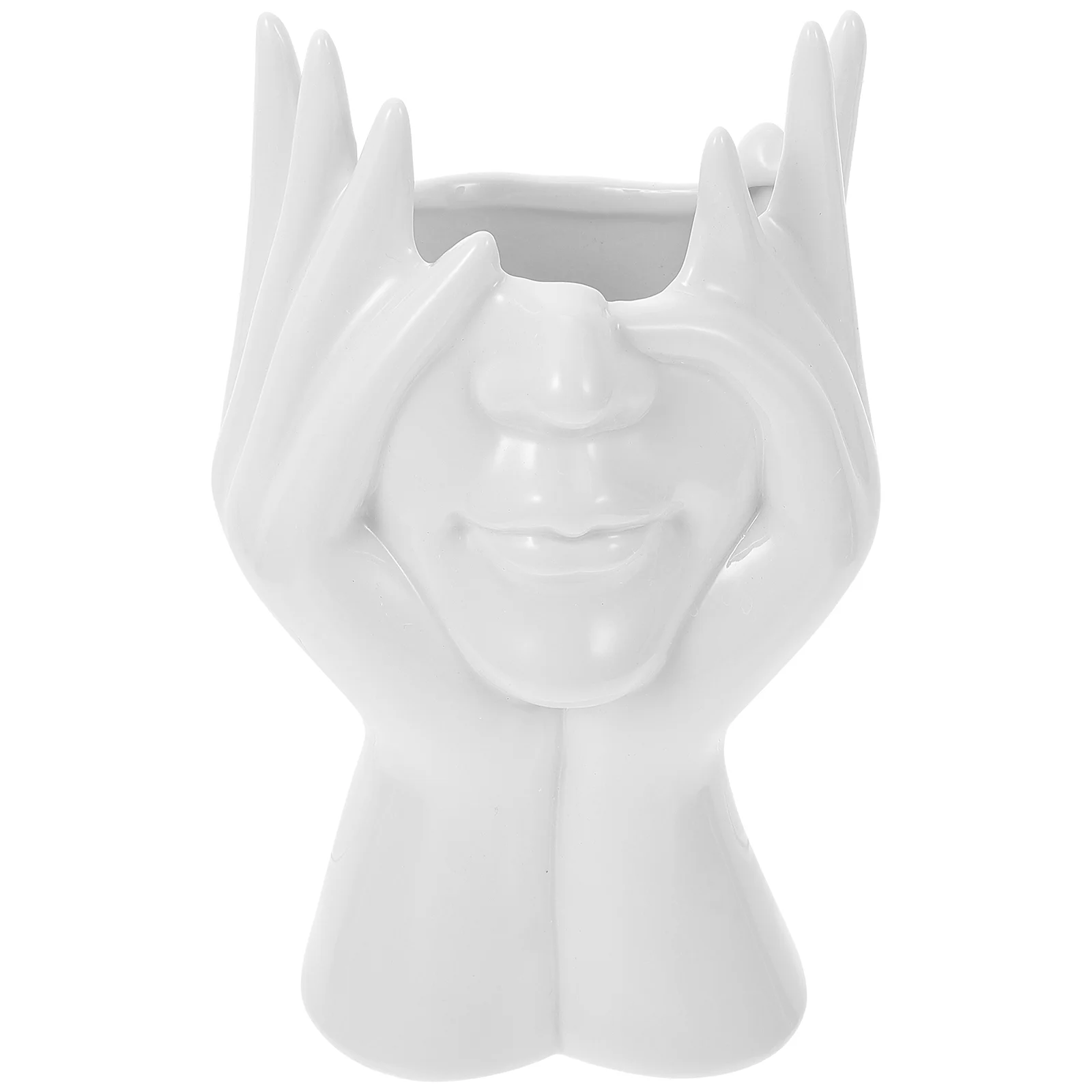 

Face Hug Vase Arrangement Flower Desktop Ceramic Simple Home Adornment