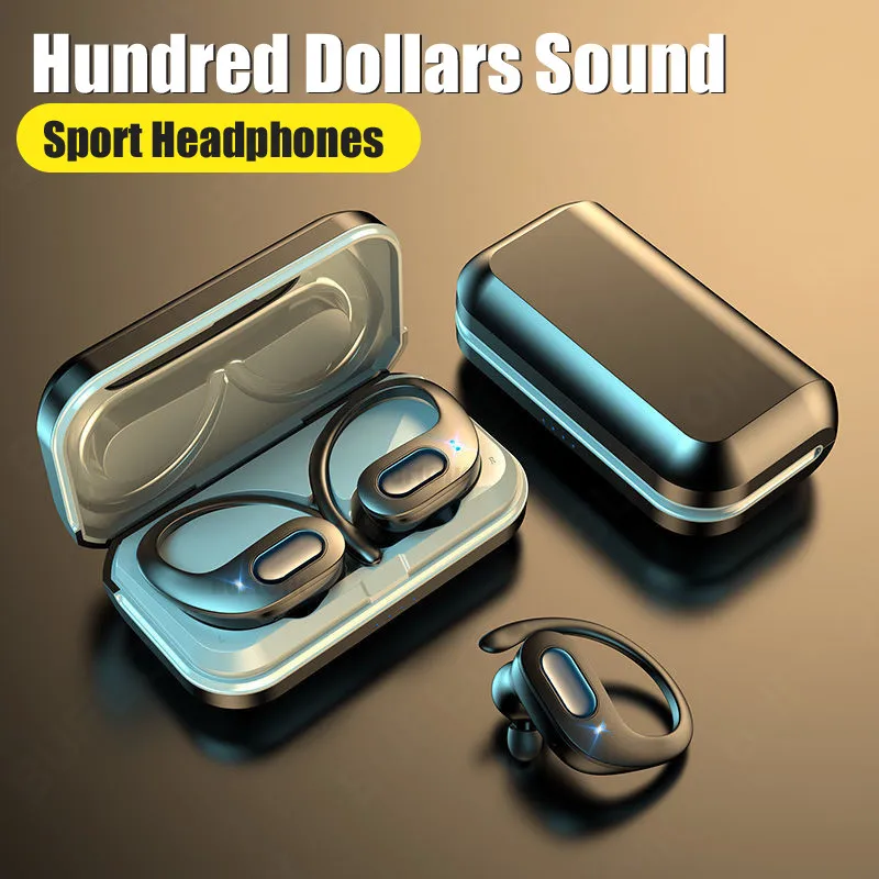 

B6 New Ear-mounted Outdoor Sports Headset True Wireless Bluetooth Bluetooth Headset Dual-mic Call Noise-cancelling Headset