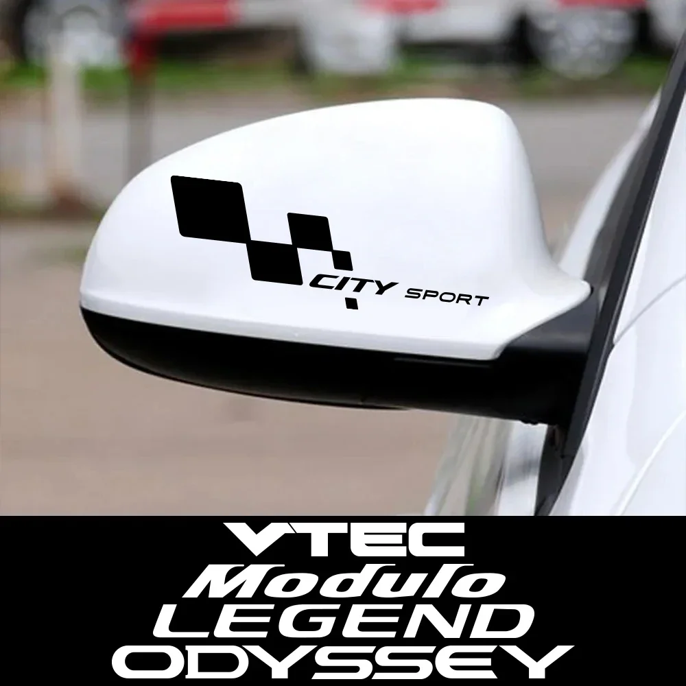 Автомобильная наклейка на зеркало заднего вида Motor Racing Sport Decor Decal Auto Accessories For Honda