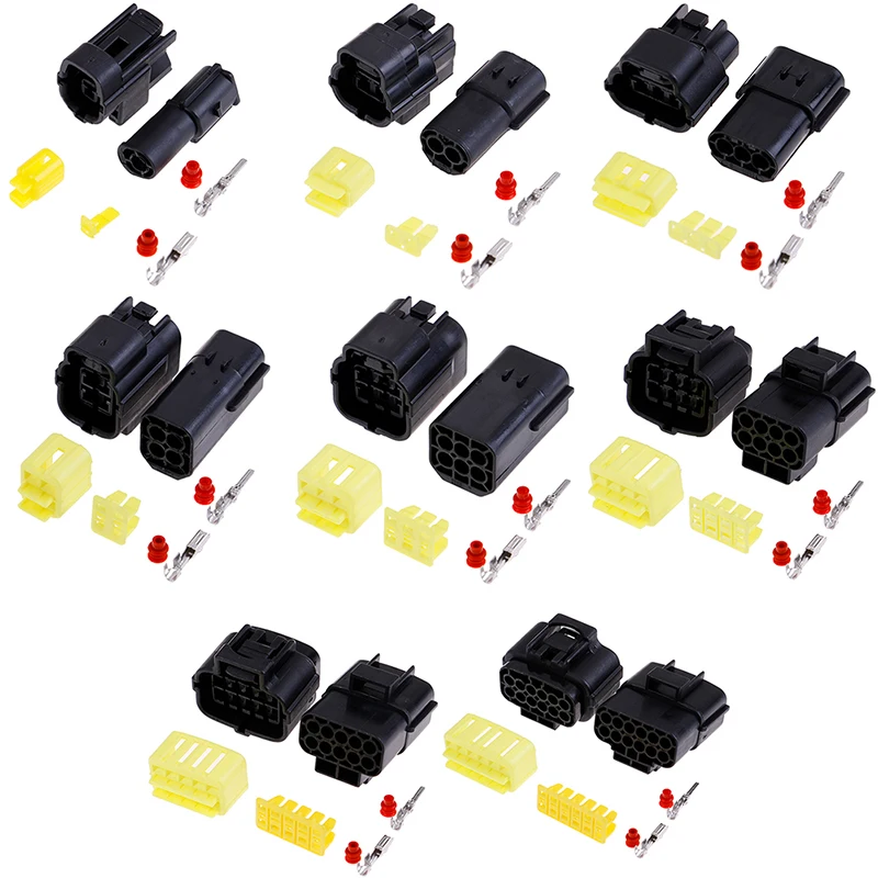 

1/2/3/4/6/8/10/12 Pin Waterproof Wire Connector Electrical Plug Car Auto Sealed Truck Harness Socket