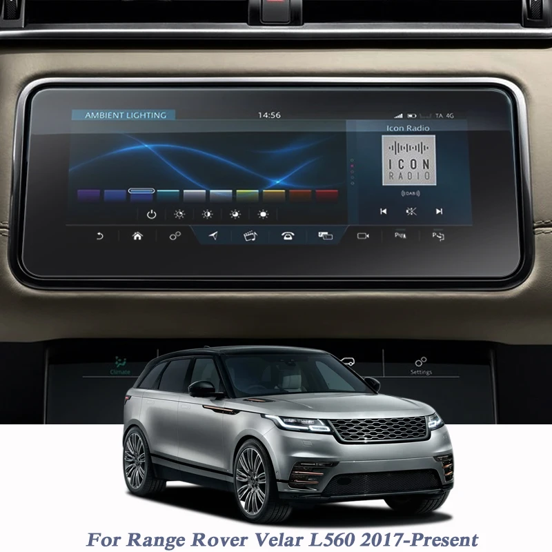 

Car Styling TPU Climate Control Film GPS Navigation Screen Film Dashboard Display Film For Range Rover Velar L560 2017-Present
