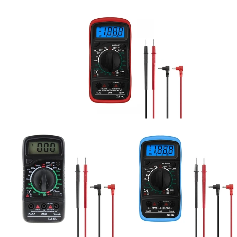 

Портативный цифровой мультиметр N0HB с ЖК-дисплеем и подсветкой