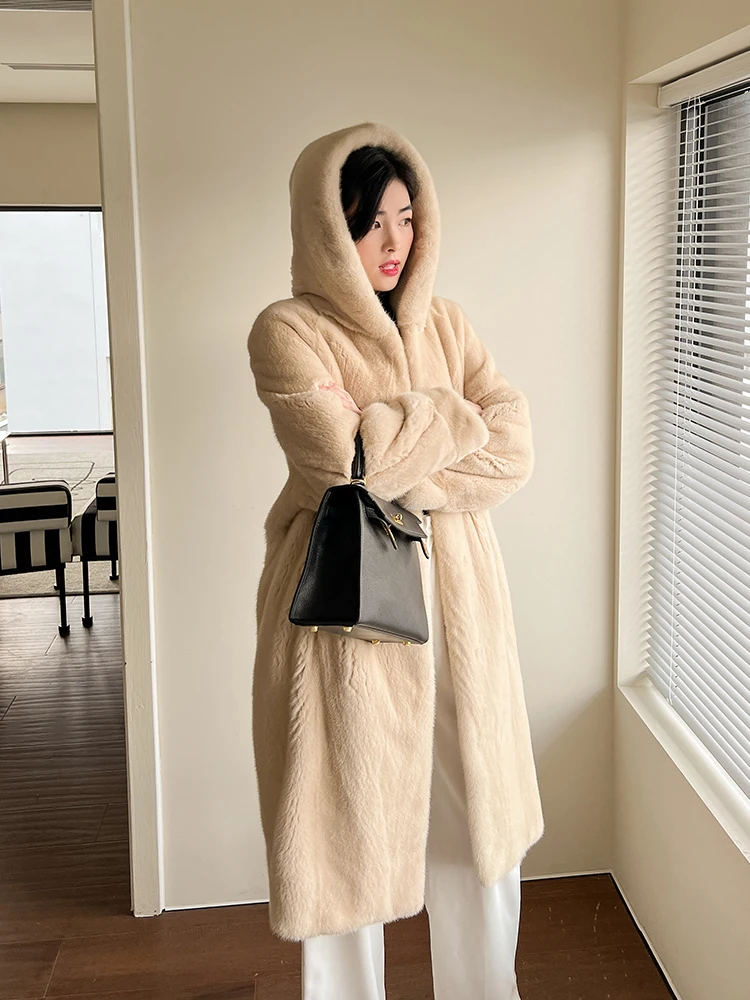 Recommend Fur Coat Coats Fur Mink Fur Thick Winter High Street Other Slim Real Fur Women's Winter Coats 2022