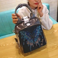 romantic butterfly print luxury bags trend handbags for women 2022 designer luxury tote bag double shoulder sac a main