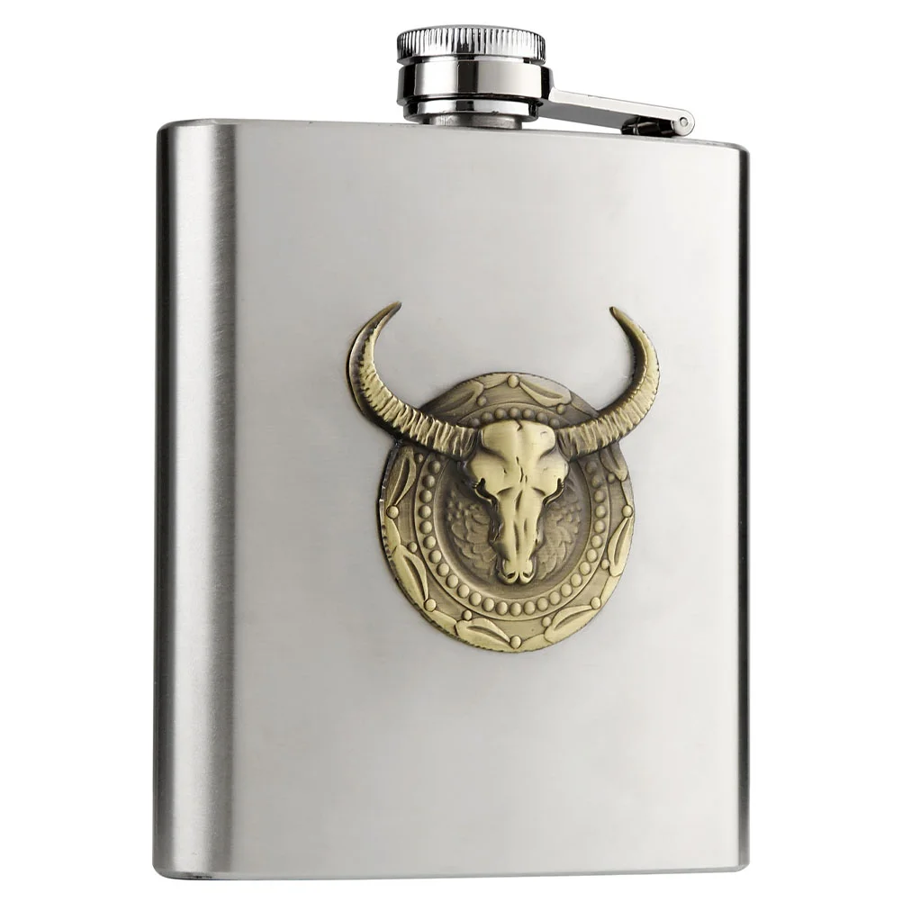 

Flask Flasks Container Metal Hip Containers Stainless Steel Pocket Small Travel Man